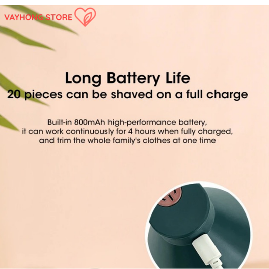 SmoothWear™ Rechargeable Fabric Shaver – Instantly Refresh Your Wardrobe