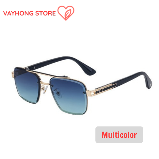 Vistaro™ Full Frame Square Sunglasses – Bold Style Meets UV Protection