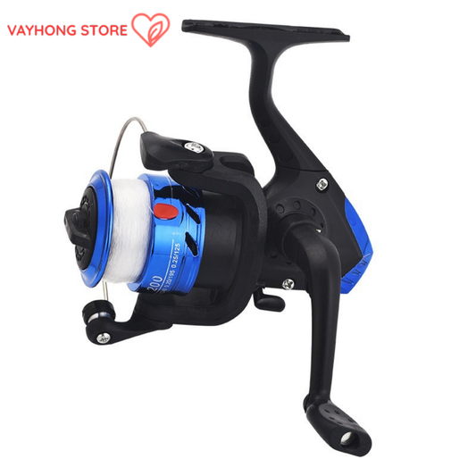 MiniSpin™ 200 – Compact Fishing Reel for River, Pond & Sea