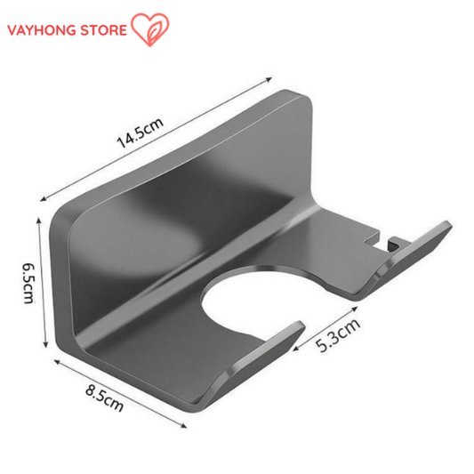 StickEase™ No-Drill Hair Dryer Rack – Multi-Functional Bathroom Organizer