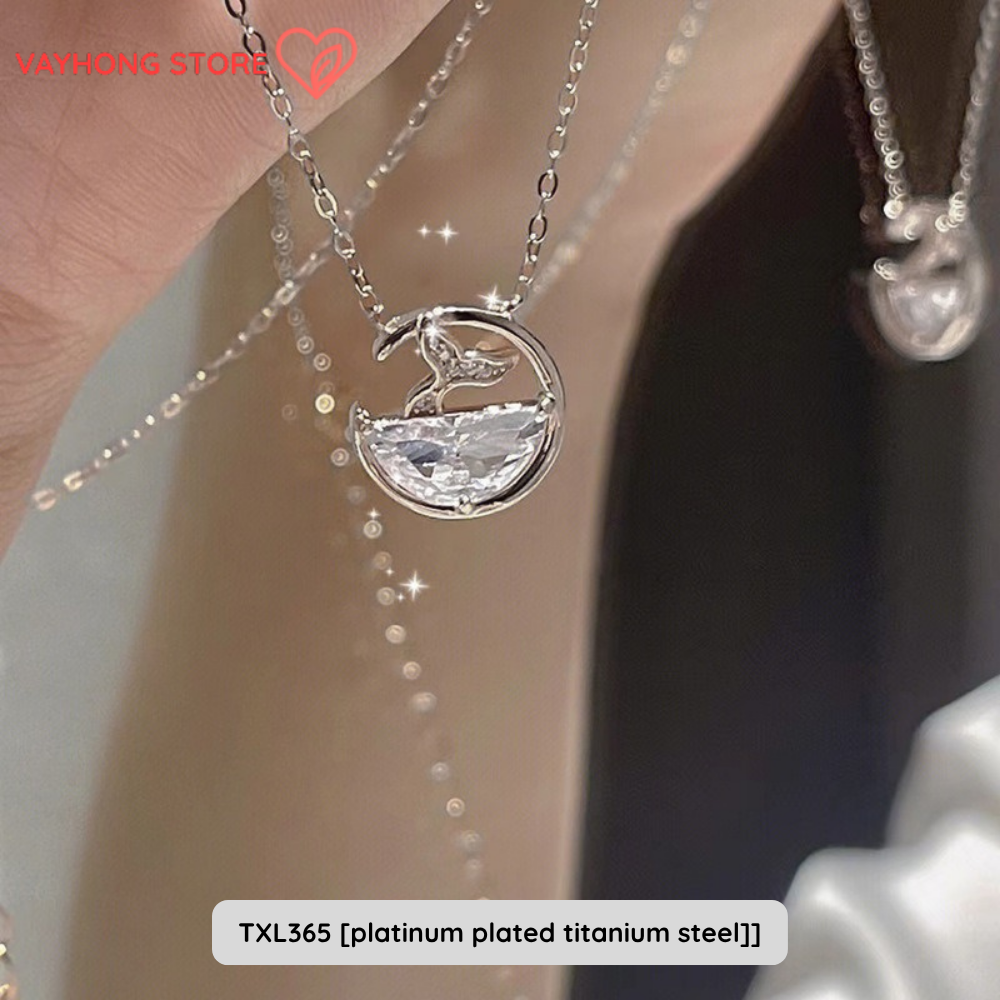 Elegantra™ – Titanium Steel Clavicle Necklace for Women | Fade-Free, High-End Elegance