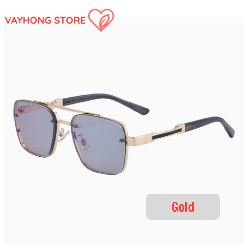 Vistaro™ Full Frame Square Sunglasses – Bold Style Meets UV Protection