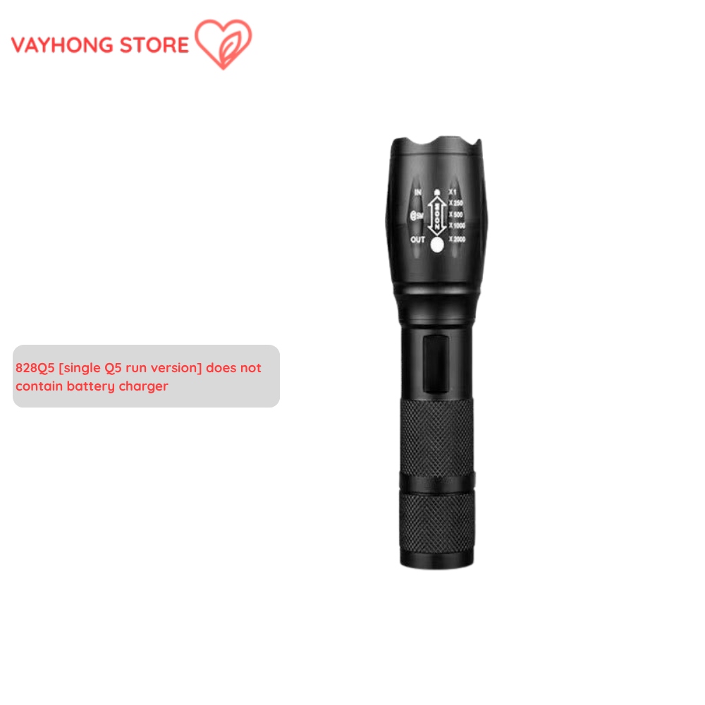 TrailBlaze™ Pro Flashlight – Multifunction Long-Range Outdoor White Laser Torch with Side Light