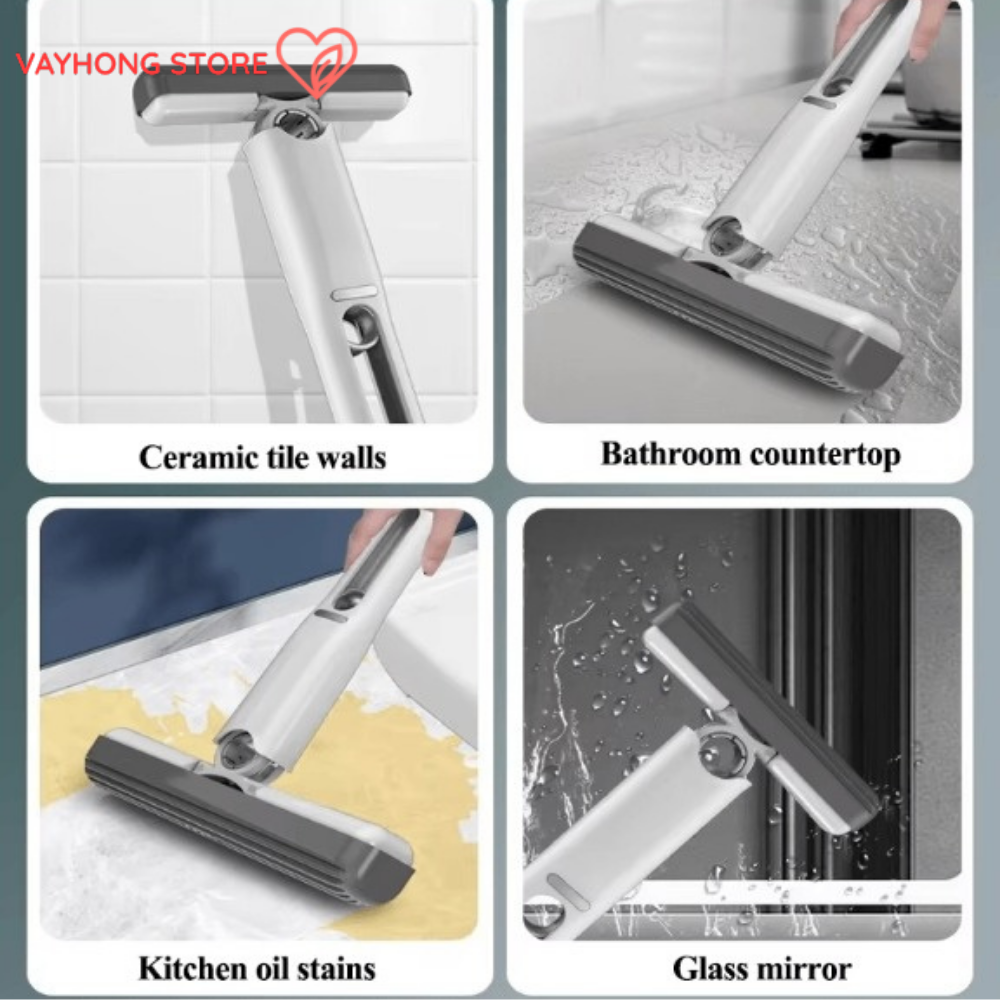 MiniMop™ – Portable Self-Squeeze Cleaning Tool for Tight Spaces