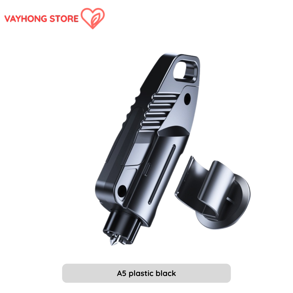 AutoGuard™ Mini Emergency Escape Tool – Window Breaker + Seatbelt Cutter for Cars