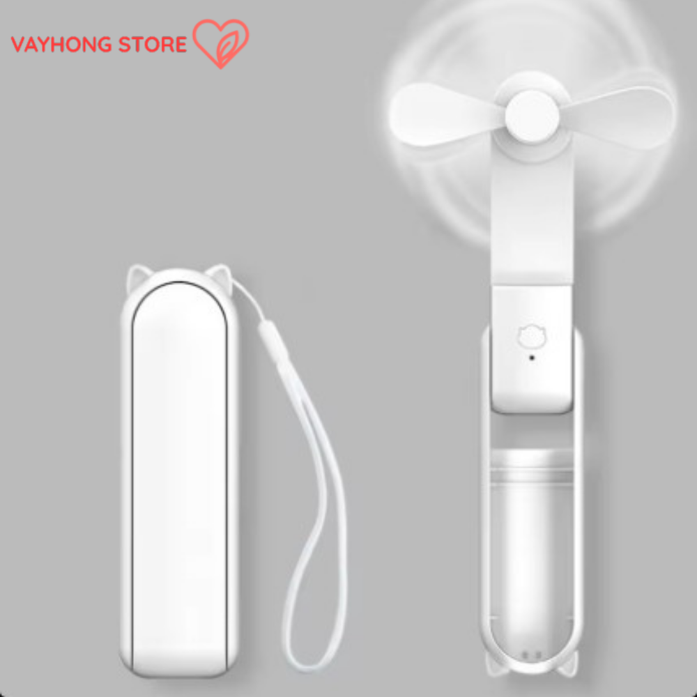 BreezeMate™ – USB Mini Fan + Power Bank Combo | Portable & Long Battery Life