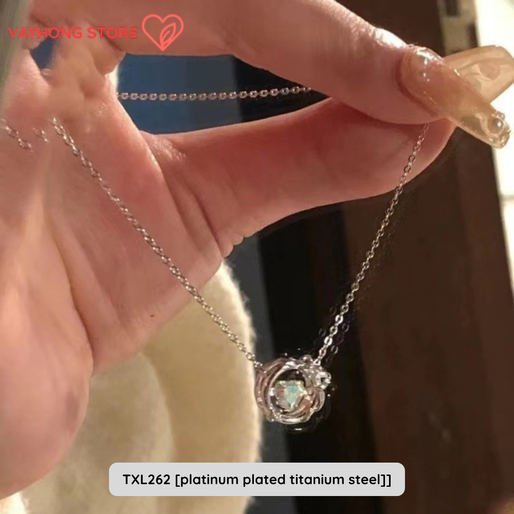 Elegantra™ – Titanium Steel Clavicle Necklace for Women | Fade-Free, High-End Elegance