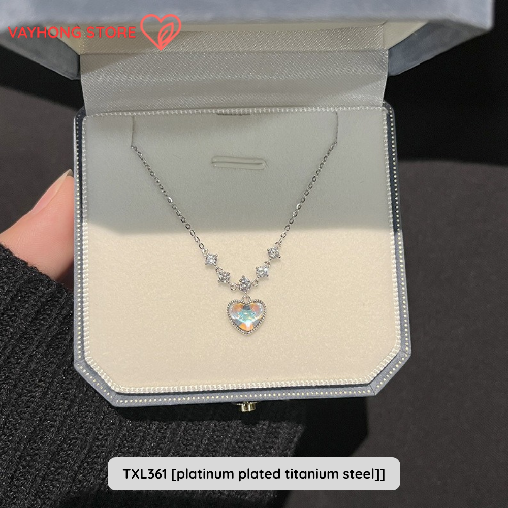 Elegantra™ – Titanium Steel Clavicle Necklace for Women | Fade-Free, High-End Elegance