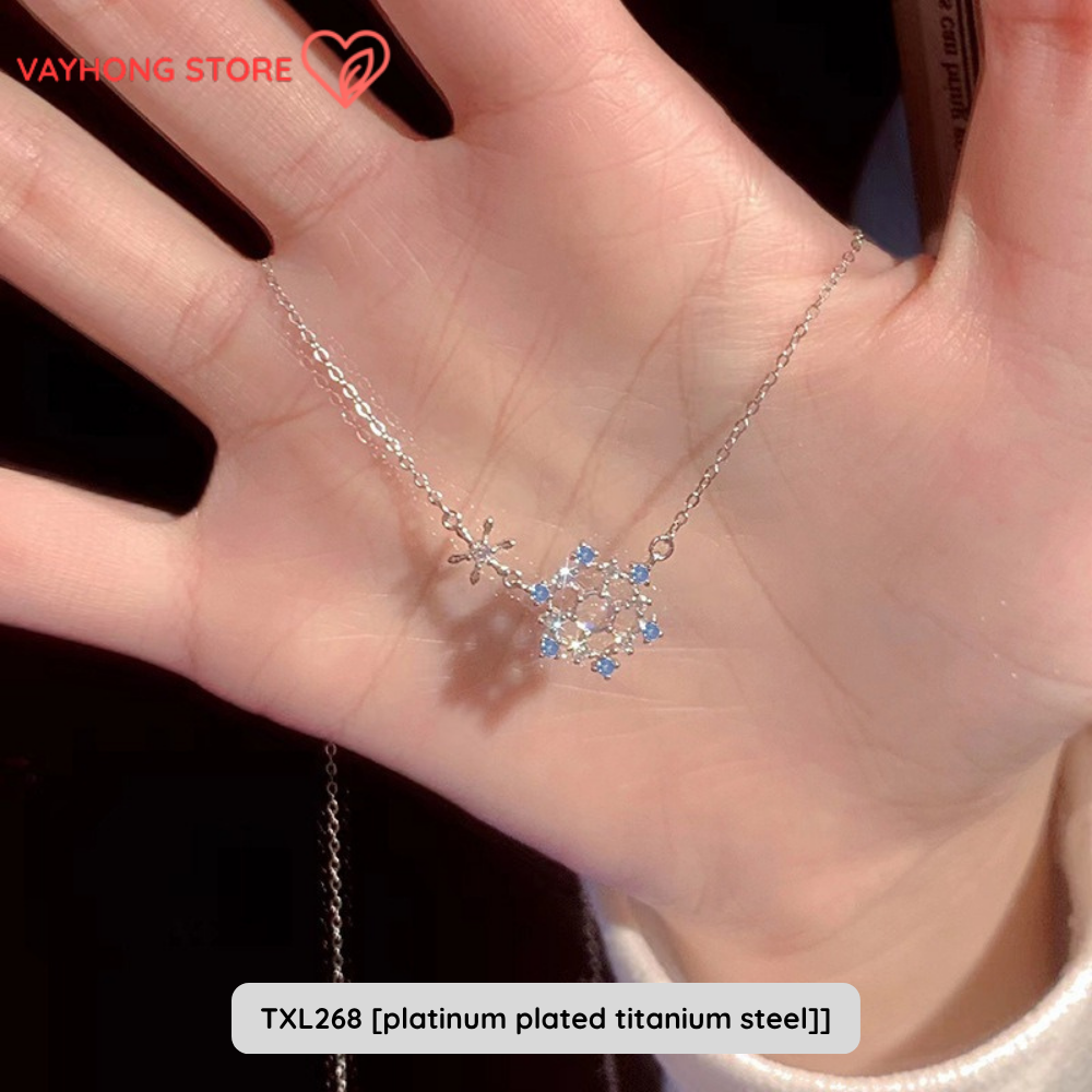 Elegantra™ – Titanium Steel Clavicle Necklace for Women | Fade-Free, High-End Elegance