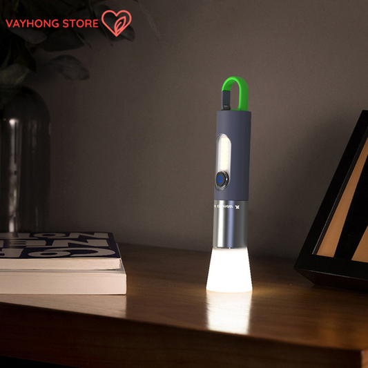 TrailBlaze™ Pro Flashlight – Multifunction Long-Range Outdoor White Laser Torch with Side Light