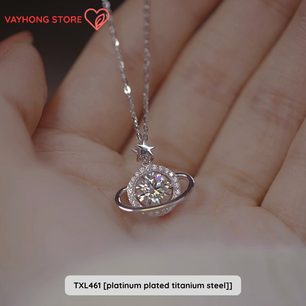 Elegantra™ – Titanium Steel Clavicle Necklace for Women | Fade-Free, High-End Elegance