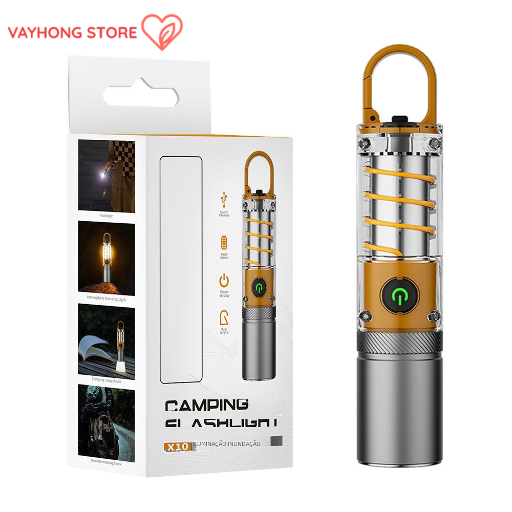 TrailBlaze™ Pro Flashlight – Multifunction Long-Range Outdoor White Laser Torch with Side Light