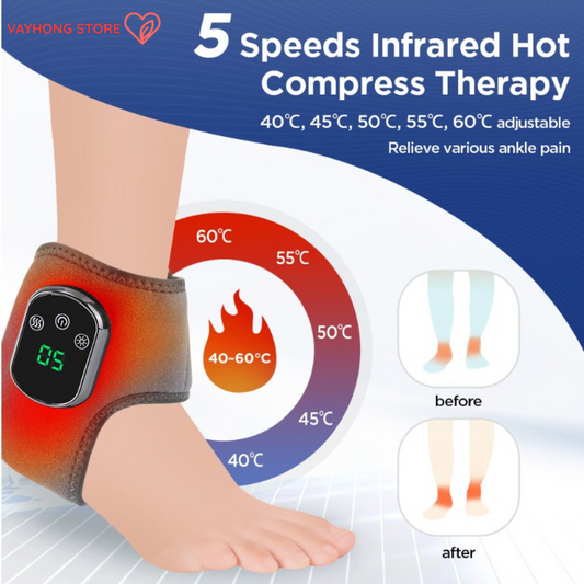 SootheStep™ – 5-Speed Infrared Foot Massager with Rechargeable Hot Compress Relief