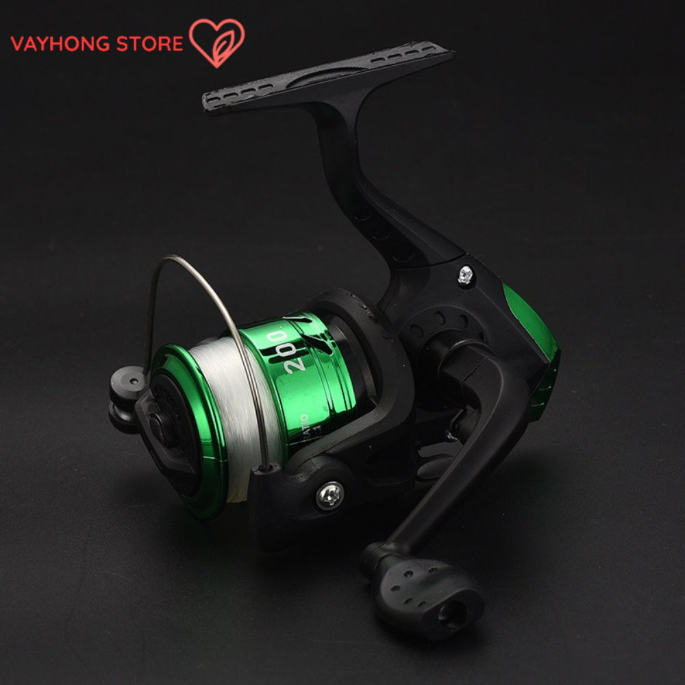 MiniSpin™ 200 – Compact Fishing Reel for River, Pond & Sea