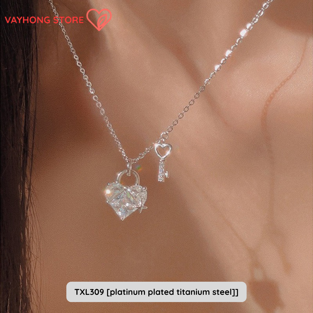 Elegantra™ – Titanium Steel Clavicle Necklace for Women | Fade-Free, High-End Elegance