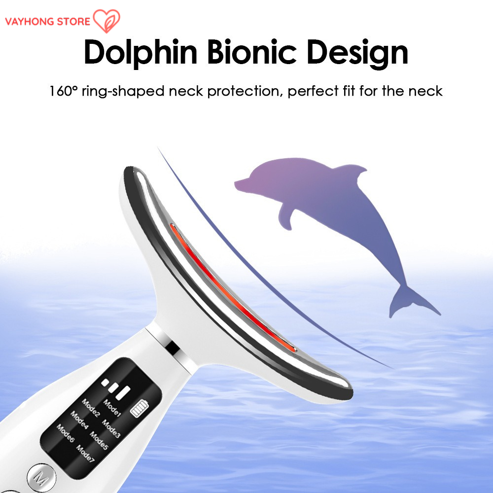 GlowLift™ – Multi-Color Neck Firming Device with LED Therapy & Sonic Massage