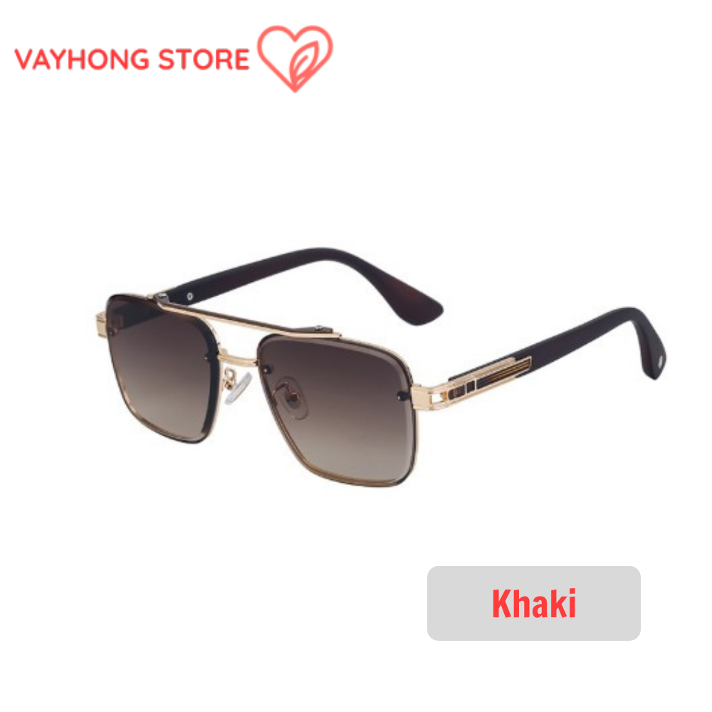 Vistaro™ Full Frame Square Sunglasses – Bold Style Meets UV Protection