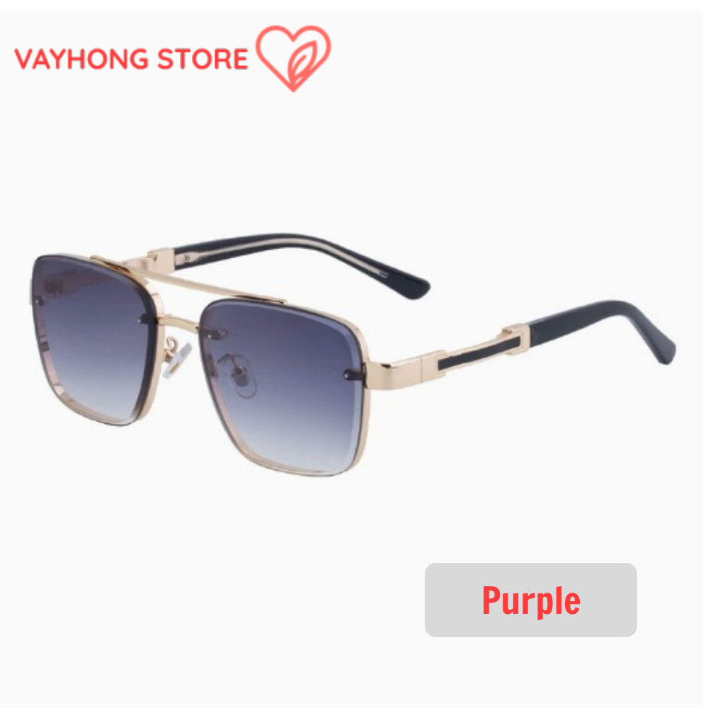 Vistaro™ Full Frame Square Sunglasses – Bold Style Meets UV Protection