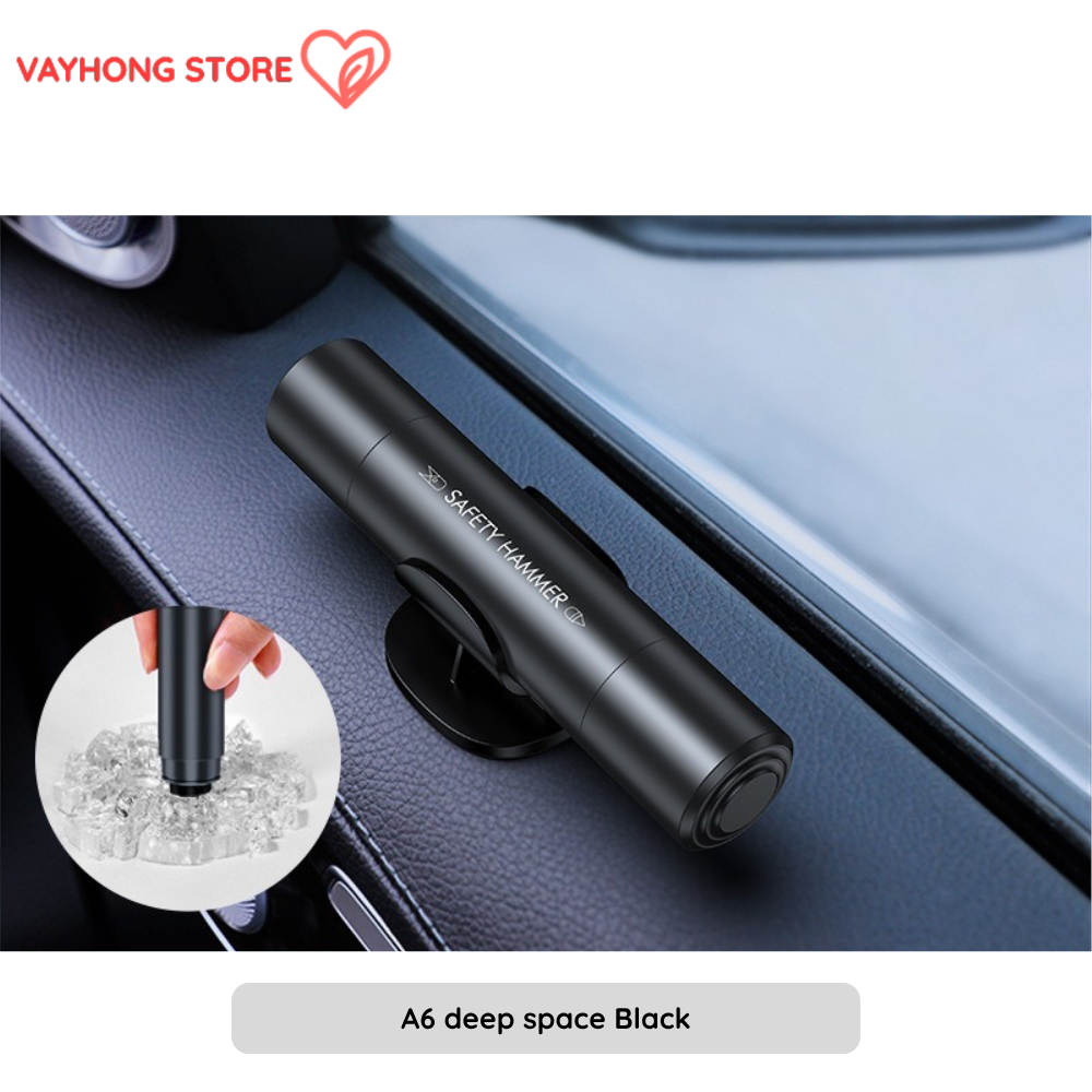 AutoGuard™ Mini Emergency Escape Tool – Window Breaker + Seatbelt Cutter for Cars