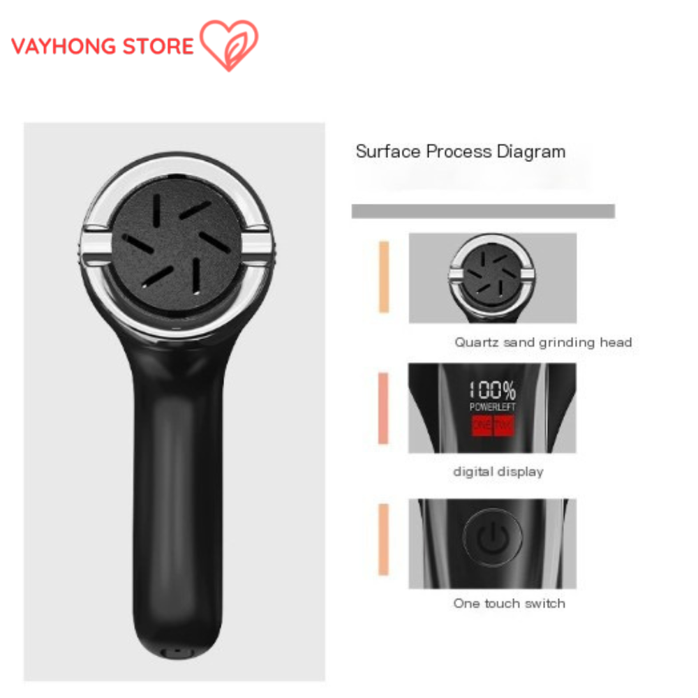SmoothGlow™ – LED Electric Foot Grinder with Quartz Head & LCD Display