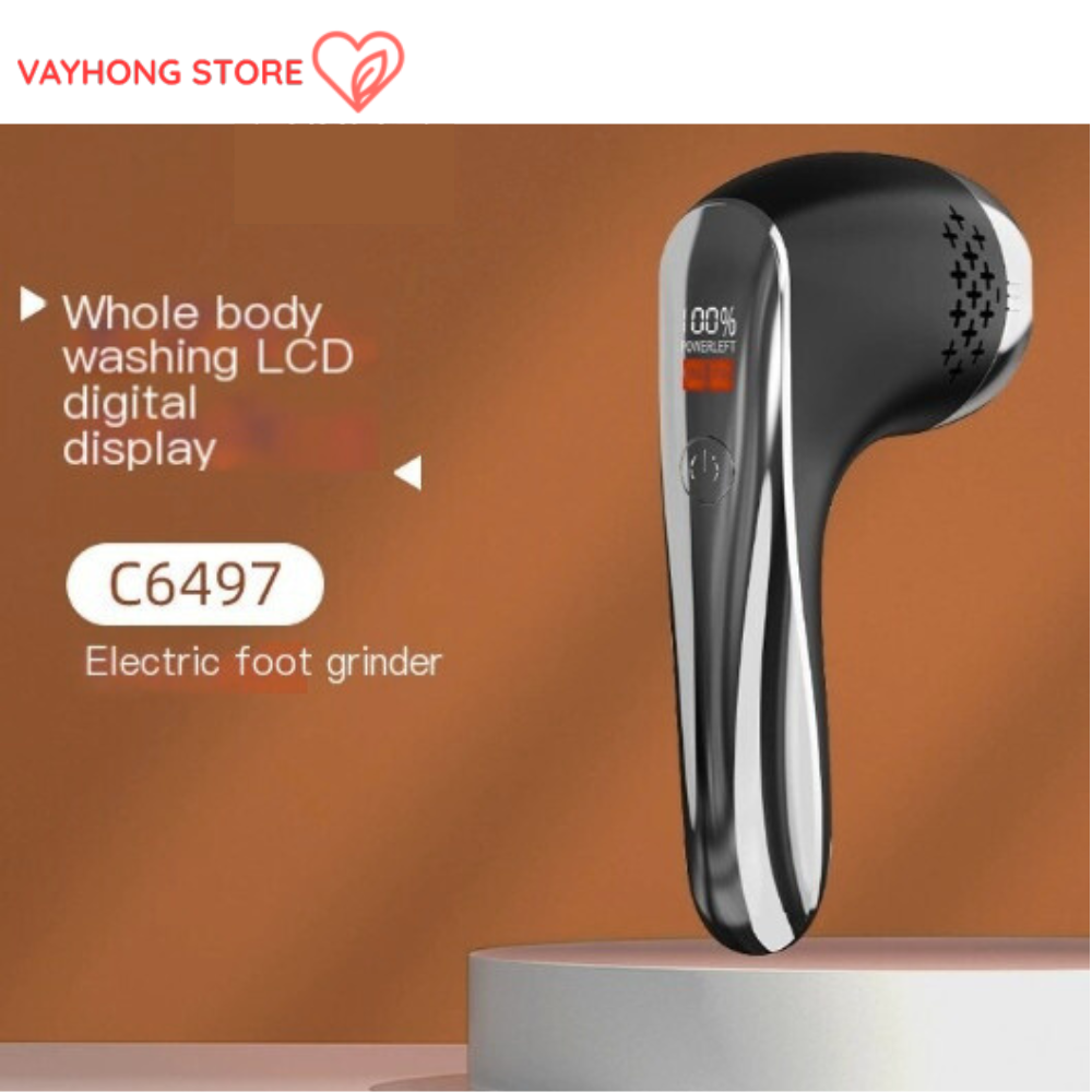 SmoothGlow™ – LED Electric Foot Grinder with Quartz Head & LCD Display