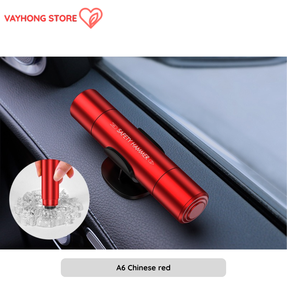 AutoGuard™ Mini Emergency Escape Tool – Window Breaker + Seatbelt Cutter for Cars
