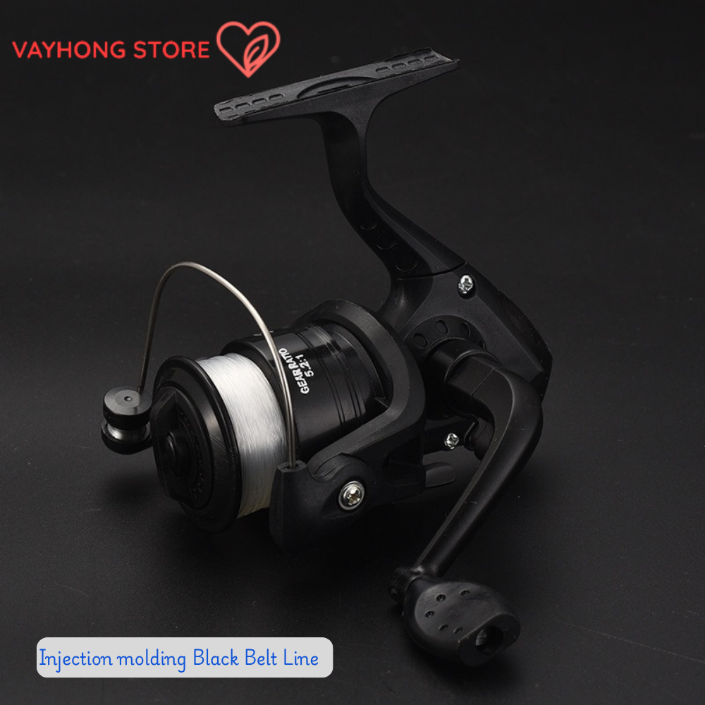MiniSpin™ 200 – Compact Fishing Reel for River, Pond & Sea