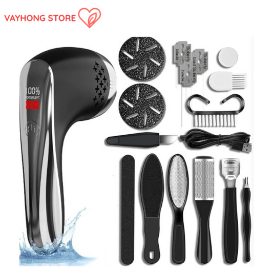 SmoothGlow™ – LED Electric Foot Grinder with Quartz Head & LCD Display