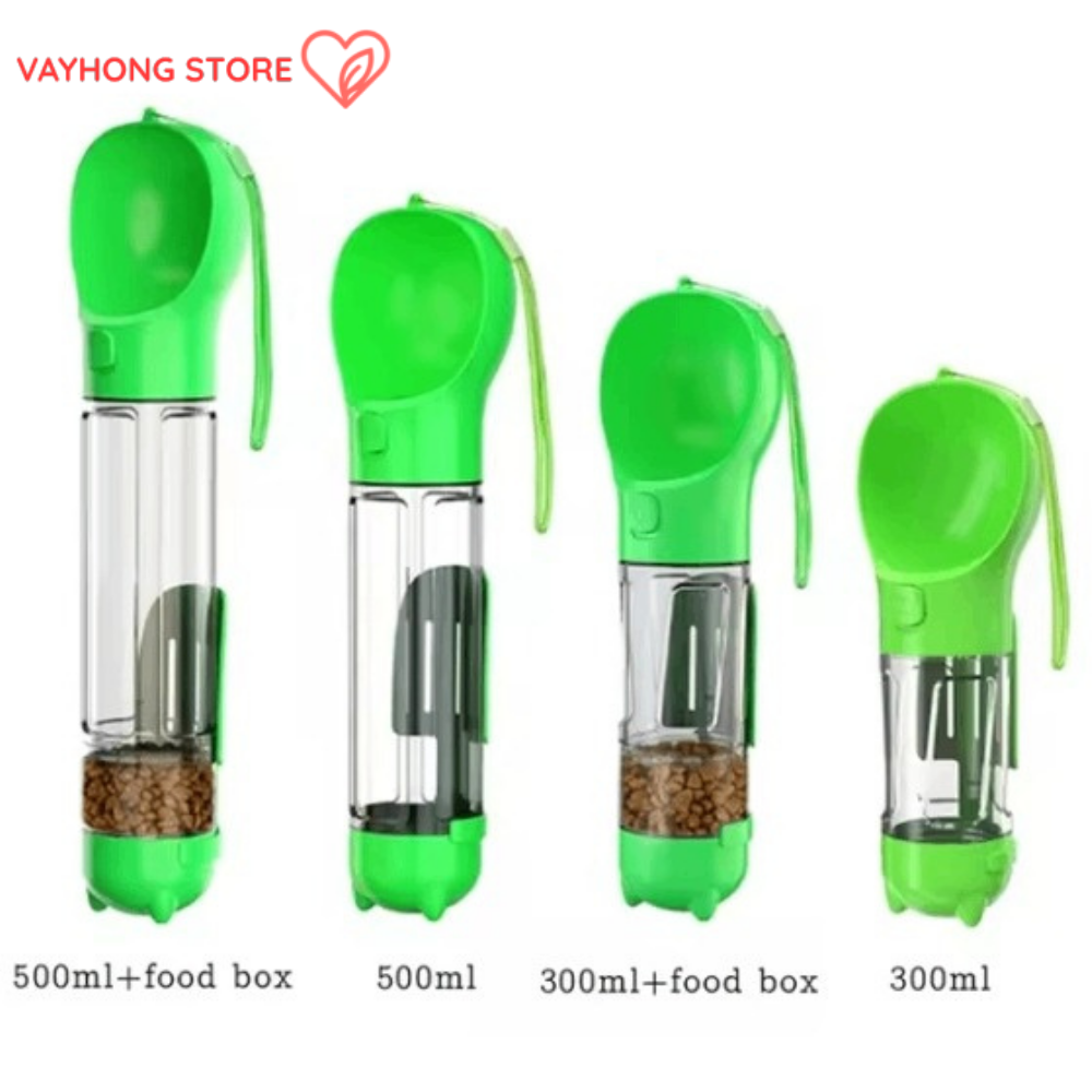 PupMate™ 3-in-1 Dog Water Bottle & Food Feeder – Hydration & Snacks On-the-Go