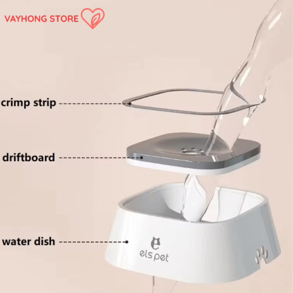 PawSip™ – Floating Anti-Spill Dog Water Bowl for Mess-Free Hydration