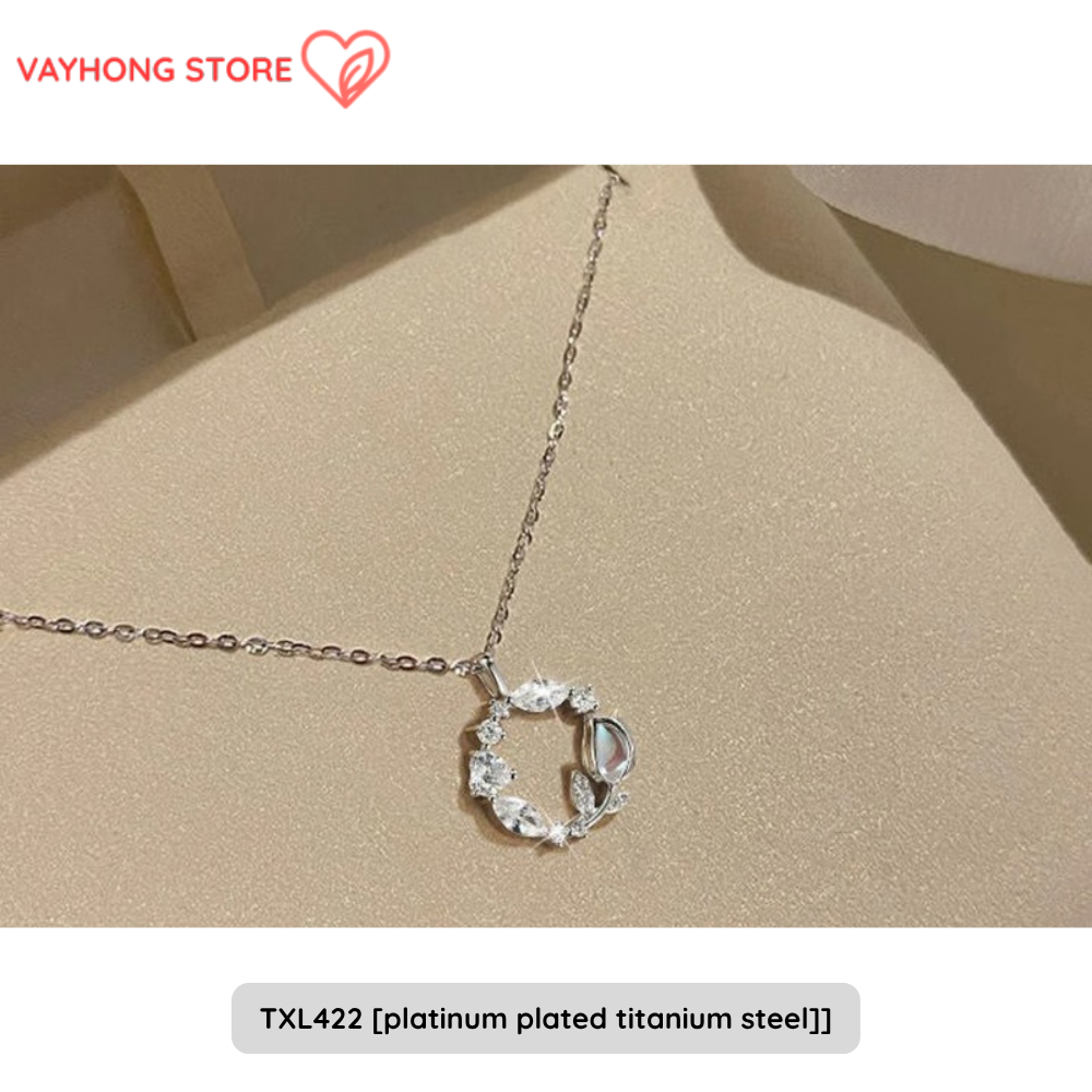 Elegantra™ – Titanium Steel Clavicle Necklace for Women | Fade-Free, High-End Elegance
