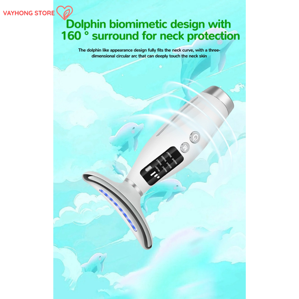 GlowLift™ – Multi-Color Neck Firming Device with LED Therapy & Sonic Massage